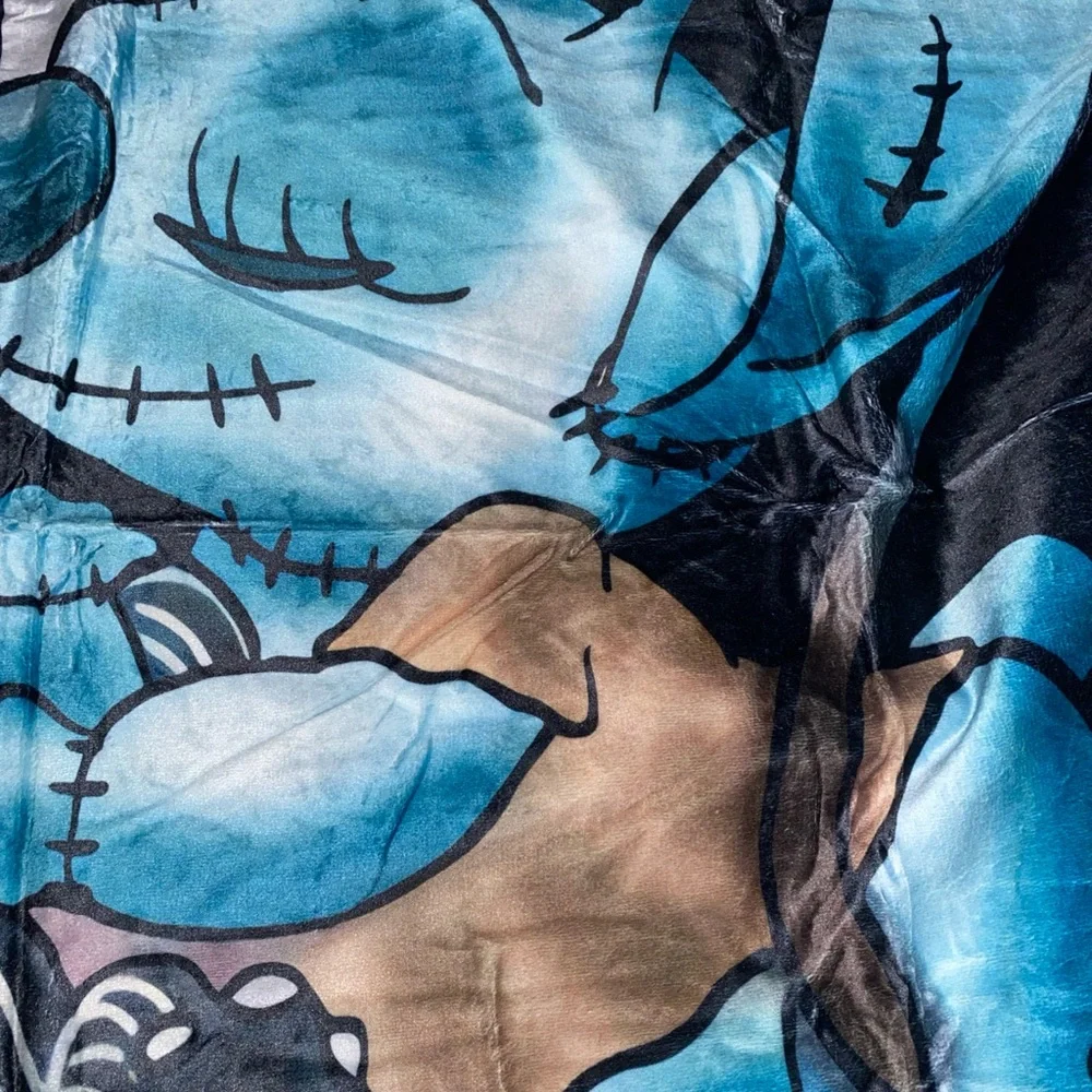 Stitch Halloween Throw Blanket 50x60 Inches